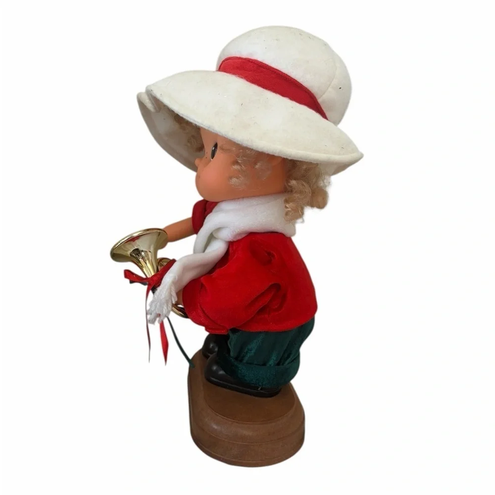 Vintage Holiday Figurine – Child with French Horn